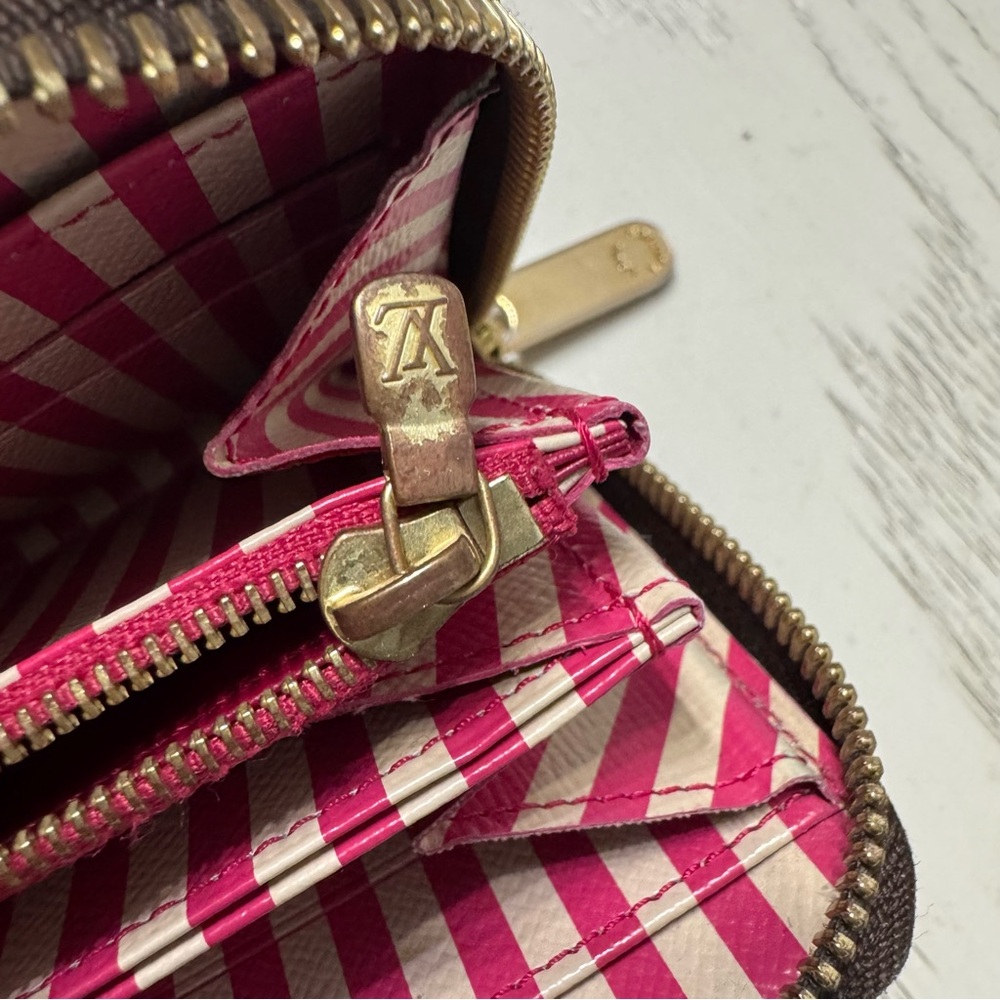 Louis Vuitton Brown and Blue Wallet - Picture 7 of 11